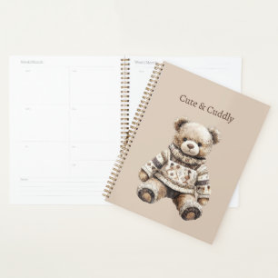 Cute & Cuddly Teddy Bear Planner