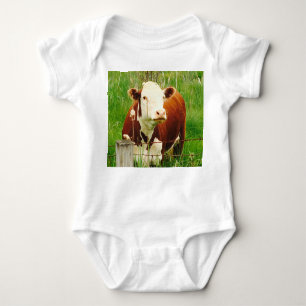 Cute Cuddy Cow 4Billy Baby Bodysuit