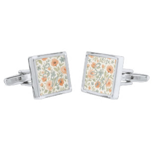 Cute Cufflinks With Shabby Chic French Floral Art