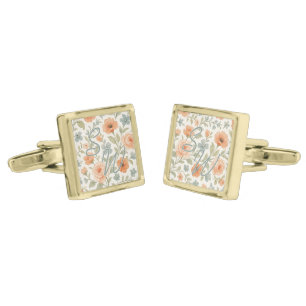 Cute Cufflinks With Shabby Chic French Floral Art