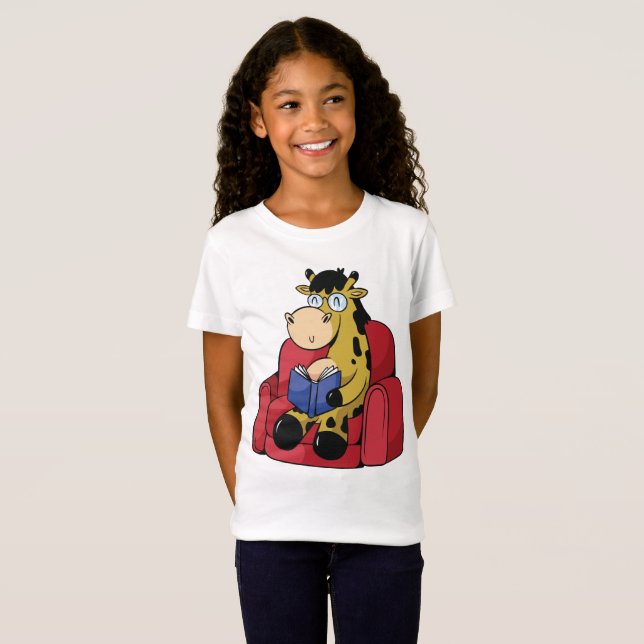 Cute Cultured Giraffe T-Shirt (Front Full)