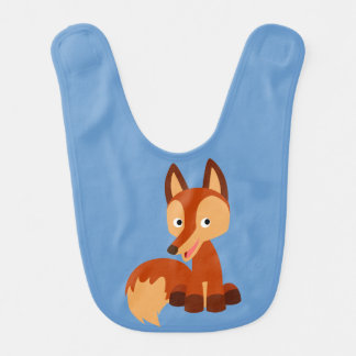 Cute Cunning Cartoon Fox Baby Bib
