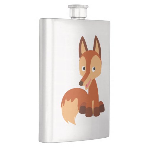 Cute Cunning Cartoon Fox Classic Flask