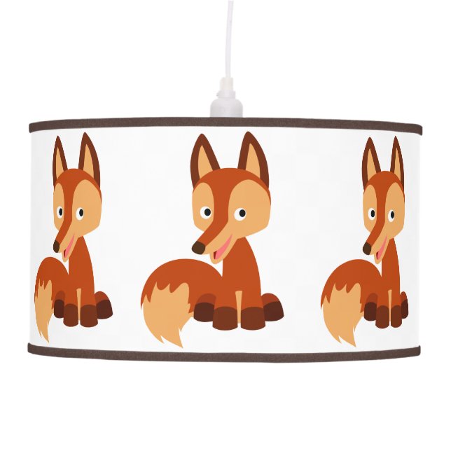 Cute Cunning Cartoon Fox PendantLamp Ceiling Lamp (Front)