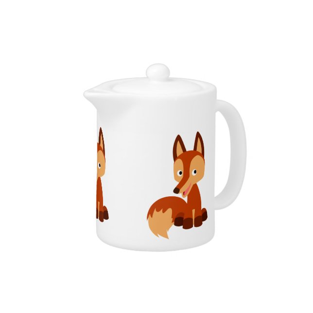 Cute Cunning Cartoon Fox Teapot (Right)