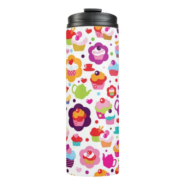 Cute cup cake and tea pot (Front)