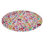 Cute cup cake and tea pot cutting board