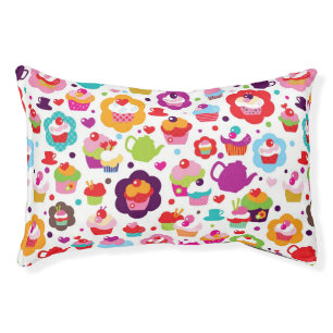 Cute cup cake and tea pot pet bed