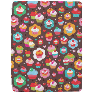 Cute Cup Cake Pattern iPad Smart Cover