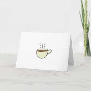 CUTE CUP OF COFFEE HOLIDAY CARD