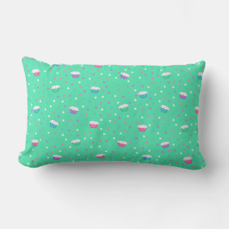 Cute Cupcake and Confetti Pillow