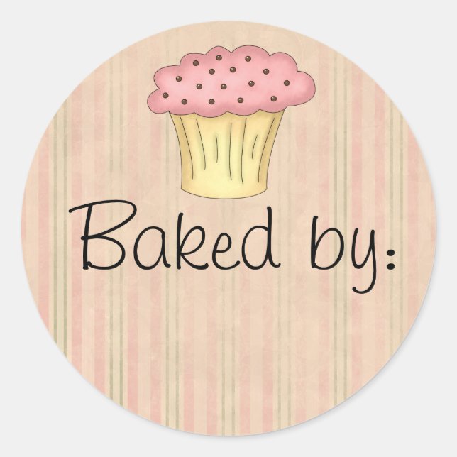 Cute Cupcake Bake Sale Labels (Front)