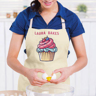 Cute Cupcake Bakery Pastry Chef Dessert Kitchen Apron