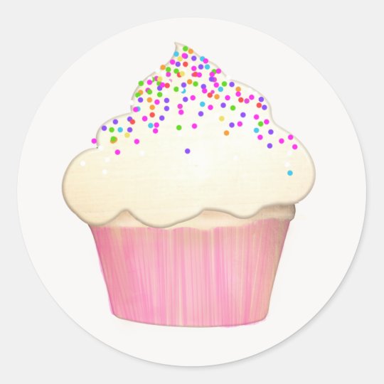 vector sticker anniversary Bakery Cute  Zazzle.com  Chef Sticker Pastry Cupcake