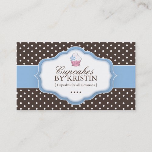 Cute Cupcake Business Card