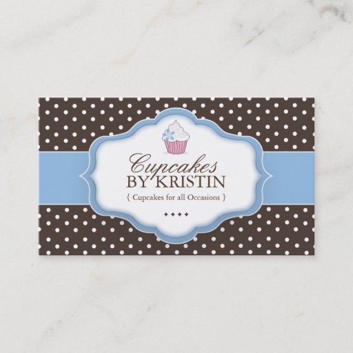 Customizable Cute Cupcake Business Card