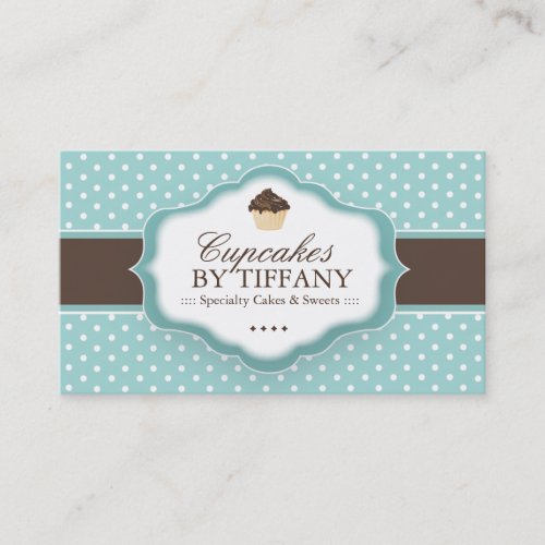 Cute Cupcake Business Card