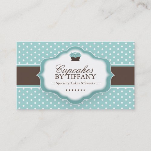 Cute Cupcake Business Card