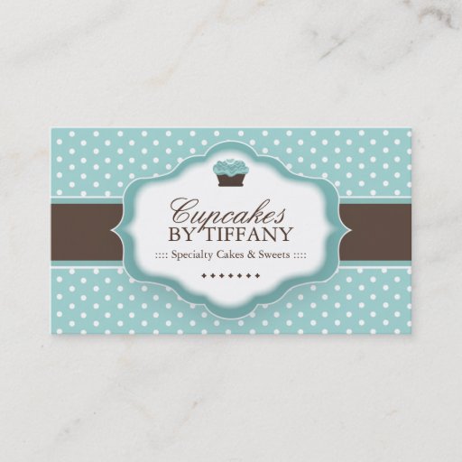 Customizable Cute Cupcake Business Card