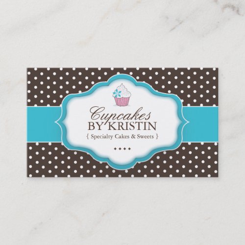 Cute Cupcake Business Card