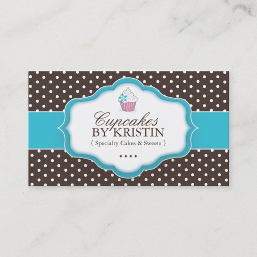Customizable Cute Cupcake Business Card