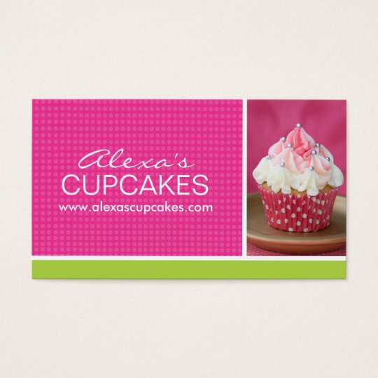 Cute Cupcake Business Card
