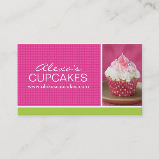 Customizable Cute Cupcake Business Card