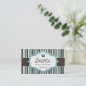 Cute Cupcake Business Card (Standing Front)