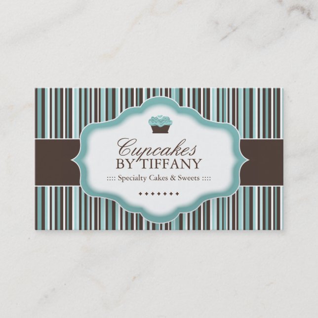Cute Cupcake Business Card (Front)