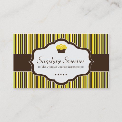 Customizable Cute Cupcake Business Card