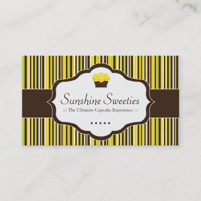 Cute Cupcake Business Card (Front)