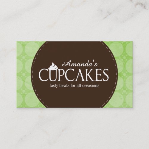 Cute Cupcake Business Card Template