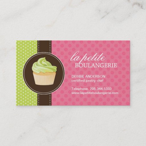 Customizable Cute Cupcake Business Cards