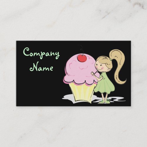 Cute Cupcake Business Cards