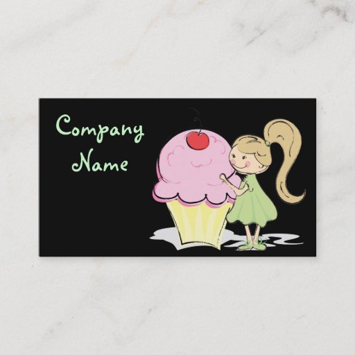 Customizable Cute Cupcake Business Cards