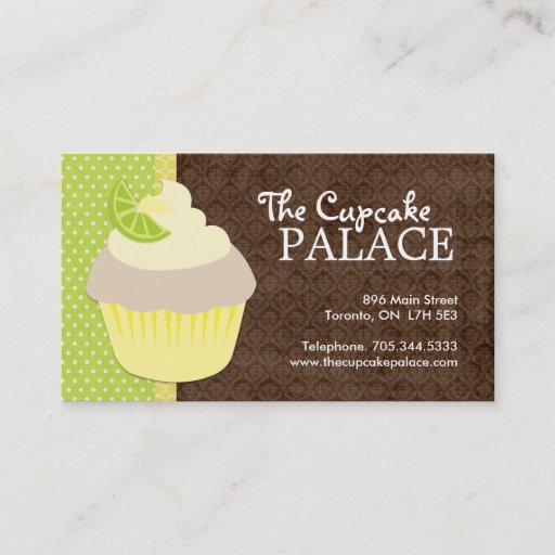 Customizable Cute Cupcake Business Cards