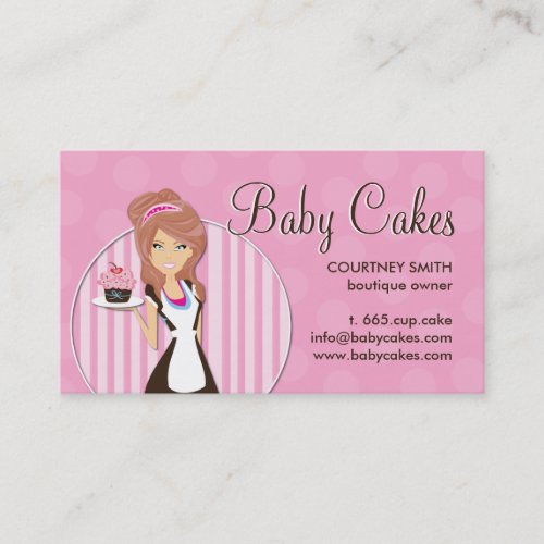 Cute Cupcake Business Cards