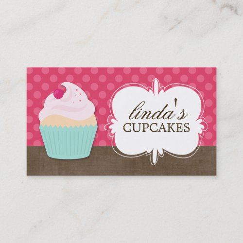 Cute Cupcake Business Cards