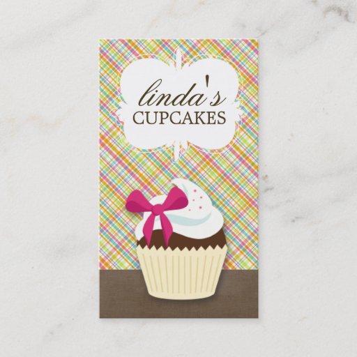 Customizable Cute Cupcake Business Cards