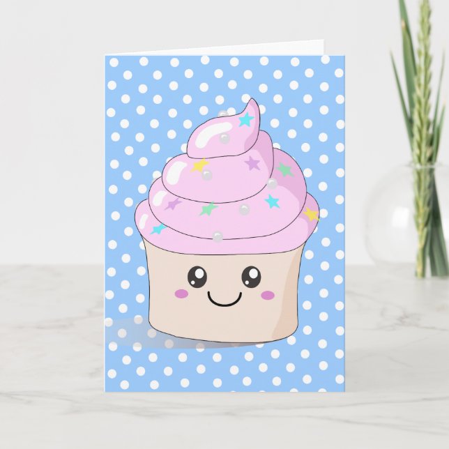 Cute Cupcake Card (Front)