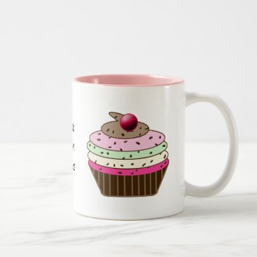 cute cupcake custom personalized mugs