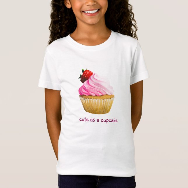 Cute cupcake design T-Shirt (Front)