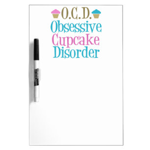 Cute Cupcake Dry-Erase Board