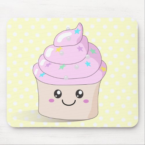 Cute Cupcake Mouse Pad
