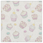 Cute Cupcake Pattern Fabric