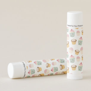 Cute Cupcake pattern Lip Balm