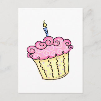Cute Cupcake Postcard