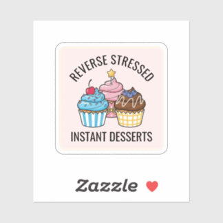 Cute Cupcake Sticker
