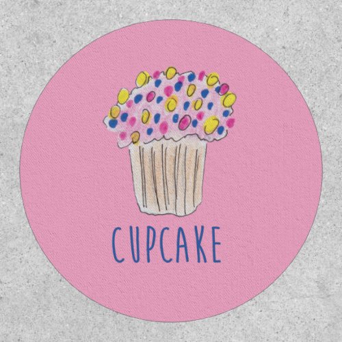 Cute Cupcake Sweets Fika Patch