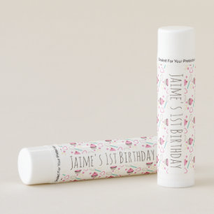 Cute Cupcakes and Sprinkles Whisk Birthday Lip Balm